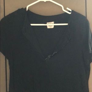 Black sequin T-shirt